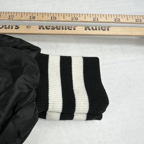 VTG Megadeath Bomber Jacket Large Black Killing Is My Business Thrashed Graphic - Picture 8 of 14